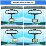 UKOFEW Support Téléphone Voiture,Rotation 360° Fixe Voiture Telephone Un Bouton de Libération,pour Voiture pour téléphone Portab