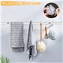 UKOFEW 8 Pièces Supports de Tringle à Rideaux Autocollants, Support de Rideau sans Perçage, Supports de Tringle Auto-Adhésifs Tr