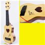 SUPVOX Concert Ukulélé hawaïen 4 cordes pour débutants et enfants