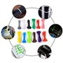 1200 Pièces Attaches de Câble Colorées, 3 mm x 100 mm Serre-câbles Nylon Fixation Autobloquantes, Cable Mangament pour Maison, B