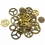 Steampunk Lot de 22 grandes roues dentées Bronze Gothique Charm