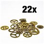 Steampunk Lot de 22 grandes roues dentées Bronze Gothique Charm