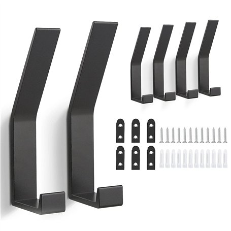 6 Pièces Porte Manteau Mural