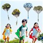 SLAXJNE 4 Pièces Parachute Homme, Cerf-Volant pour Enfants, Jouets Volants pour Filles, Jeux De Parachute, Jouets De Parachute p