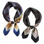 Foulard En Soie Pour Hommes 2Pcs