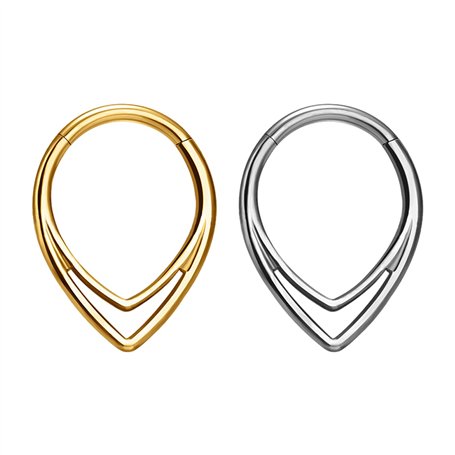 TYFGRT Pack De 2 Anneaux De Nez