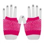 XLKJ Lot de 12 Paires de Gants Demi-Doigts en Résille pour Femme Gants de Filet de Pêche Créatifs de Collocation