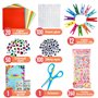 MULEVIP Pipe Cleaners Crafts Kit 1500+ Pcs Bricolage Enfant Pipe Cleaners Crafts Set, Kit Bricolage Enfant, Fournitures Éducativ