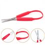 3 Pièces Ciseaux à Boucle Ciseaux à Ouverture Automatique pour Petites Mains et Besoins Spéciaux pour Adulte et Enfants, 3 Coule