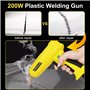 TAVADA 200W Soudure Plastique,Soudage Plastique Machine,Kit de Réparation Pare-Chocs de Voiture,Kit Reparation Plastique pour Ré