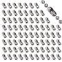 SYEYCW 80 Pièces Remplacement de Connecteur de Chaîne en Acier Inoxydable