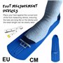 Yolistar Jauge de pied réglable - Dispositif de mesure des chaussures avec échelle en CM et pointure (9-31 cm, 15-48) - Outil de