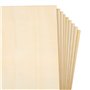 24 pièces de panneaux de bois 300 x 200 x 2mm Panneaux de bois pour le bricolage, contreplaqué de bricolage pour les projets las