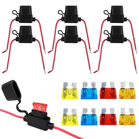 Gvolatee Porte Fusible 12V(6Pcs)