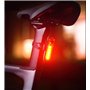 Feu arrière de vélo, Eclairage Lumière arrière de vélo Rechargeable USB, Pack de 2, étanche, avec 4 Modes Ultra-Lumineux et Faci