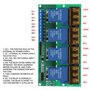 Carte d'extension de Module de Relais 4 Canaux 30A pour ARN PIC BRAS DSP AVR DC 12V