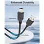 Câble de charge USB de rechange pour Canon IFC-500U, IFC-400PCU, IFC-300PCU, IFC-200U Câble d'interface USB compatible avec Niko