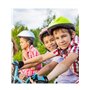 3 Paires Demi-Doigts Gants d’Enfants Gants de Sport Gants Antidérapants en Gel pour Cyclisme Équitation Vélo d’Enfants (Bleu, Ca