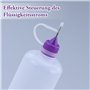 JRSHIRLEYLTD Lot de 25 flacons applicateurs de colle transparente pour liquides en plastique pour quilling, artisanat, peinture