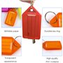 Lot de 30 porte-clés inscriptibles - Pour écrire - Avec étiquettes en papier vierges - Pour clés, valises, animaux de compagnie