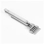 Lot de 4 outils de maroquinerie à 1/2/4/6 dents pour le cuir, outil de couture et de laçage diamant (5 mm)
