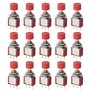 WMYCONGCONG Lot de 15 Interrupteur à bouton poussoir SPDT momentané 3 broches AC 2A 250V/ 5A 120V NO/NC