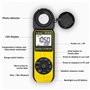 Kethvoz Light Lumen Meter, Numérique luxmetre Mesurer Lumiere Intensité 400,000 Lux, Testeur de Luminosité Lumineuse KE-881D