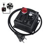 ECUTEE Régulateur de tension 4000 W - Ventilateur de moteur - Transformateur variable - Variateur de thermostat - Régulateur de