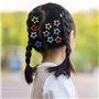 10 Pièces Lumineuses Barrette Etoile Cheveux,Barrettes à Cheveux Colorées,Etoiles Barrettes à Cheveux,Convient pour Les Fêtes,To