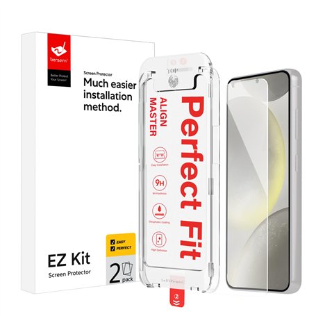 BERSEM Lot de 2 Verre Trempé pour Samsung Galaxy S24 Plus 5G Protection Écran