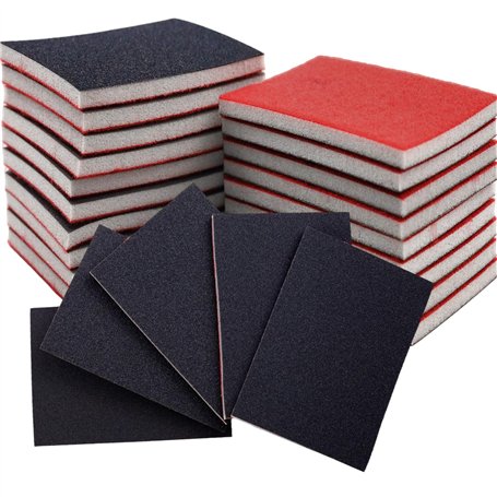 DGMI Lot de 24 éponges abrasives grain 180 à 3000