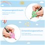 WuzhiEu Lot de 9 aides d'écriture pour enfants - Porte-stylo en silicone - Aide aux enfants - Poignée pour tenir le stylo - Poig