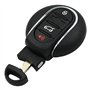 Coque de clé de voiture avec télécommande intelligente à 4 boutons pour BMW Mini Cooper F54 F55 F56 F60 2015 2016 2017 2018 avec