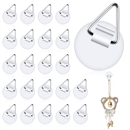 24 Pièces Crochets Adhésifs Invisibles，Pour Plaques Murales