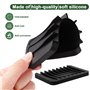 2pcs Porte Savon,Support Savon，Savon en Silicone avec Drain de vidage，Porte Savon Douche，Plateau à Savon,pour Salle de Bain Cuis