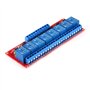 Walfront Carte de Module de Relais à 8 Canaux DC 12V, Module de Relais à Double Déclenchement Haut et Bas avec Indicateur de Tra