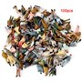 100 Pcs ModèLe Figurines Personnages Couleur ModéLisme Peintes Personnes Assis Et Debout Pour ScèNes Miniatures, Train, Chemin F