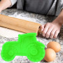 Half Forest Moule À Gâteau Tracteur Moule Cuisson Tracteur 3d Pour Fêter Anniversaires Enfants, Pour Réaliser Gâteaux, Pain, Cho