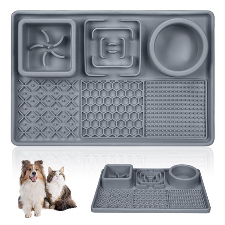 Tapis à lécher antidérapant pour chiens et chiots de taille moyenne