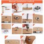 Fermoirs à Rivets en Cuir avec Punch Pince et Outils de F