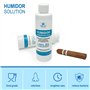 Solution Humidor pour Cave à Cigares,Humidor Solution pour Cigares,Cave Cigares Propylène Glycol Prémélangé Liquide 7 Fl oz (2 B