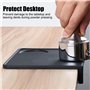 Tapis de Bourrage pour Expresso, 20,5×15cm Tamping Mat en Silicone, Station Tassage à Tamper d'angle pour Outil de Baristas, Cui