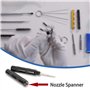 SAGUD Kit d'outils de Nettoyage pour Peinture aérographe, Brosse à air, Accessoire Pistolet pulvérisateur, Aiguille de Lavage av