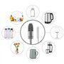 2 pcs Brosse de Nettoyage de Bouteille, Long Manche Goupillon Bouteille, Tube Brosse de Nettoyage, Brosses de Nettoyage en Silic
