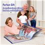 HXMARS Classeur de Rangement pour 1000 pièces : Organiseur Portable de Grande capacité avec 20 Poches, Accessoire de Protection 