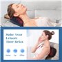 Coussin de Massage Shiatsu cou Épaule dos Masseur Électrique avec Fonction de Chauffage et Masseur de Pétrissage des Tissus Rota