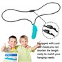 Collier a macher enfant tdah, collier anti stress enfant, 5 pièces colliers à mâcher sensuels pour enfants et adultes souffrant 