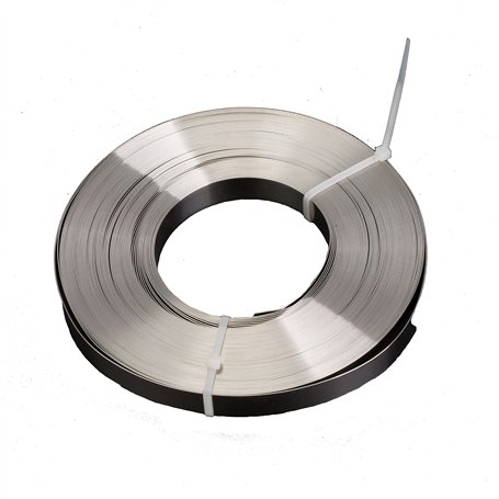 Beyondlife 3/4" (19mm) Largeur Bande De Cerclage En Acier Inoxydable 304 (Rouleau de 100 Pieds) pour le Cerclage D'une Bobine de