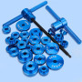 Wanocean Kit de pressage pour roulement de cycle, kit de pressage de roulement de vélo, outil de montage de moyeu de VTT, outil 