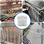 GIDWRIY Filet de Securite Enfant 1.5 X 3 M,Filet Garde Corps Nylon,Filet Anti Chute Escalier,Filet Corde Exterieur,Filet de Prot